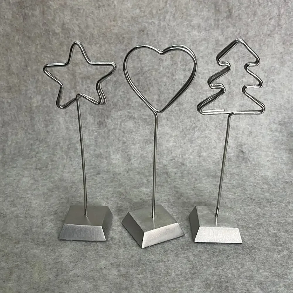 Metal‎ Frame Photo Holder Set of 3